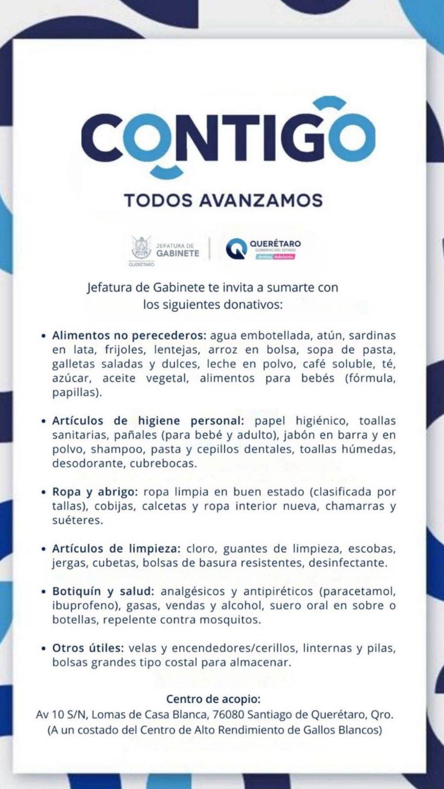 ¡Tu ayuda hace la diferencia!
