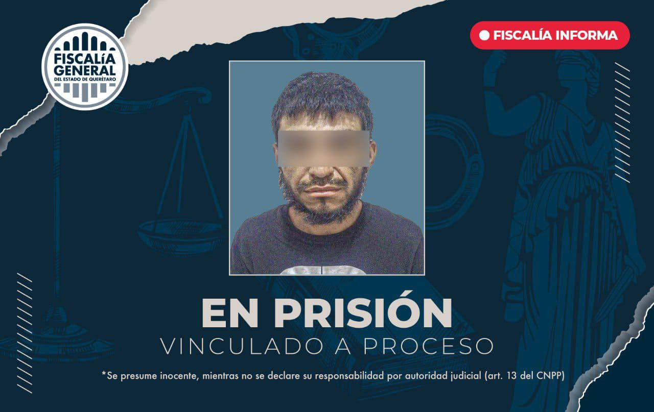 Obtiene FGE vinculación a proceso por robo de vehículo en centro de San Juan del Río