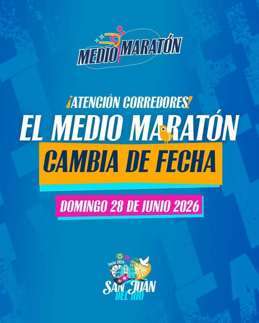 ¡Medio maratón cambia de fecha!