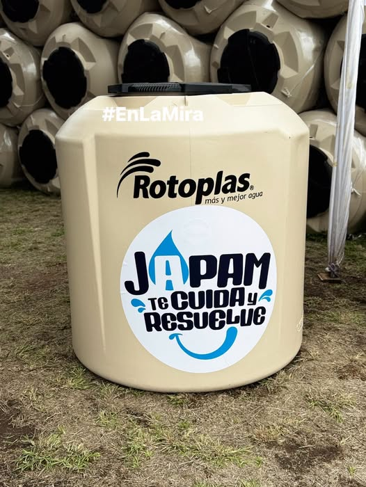 JAPAM ofrece tinacos de 1,100 litros con instalación gratuita para familias sanjuanenses