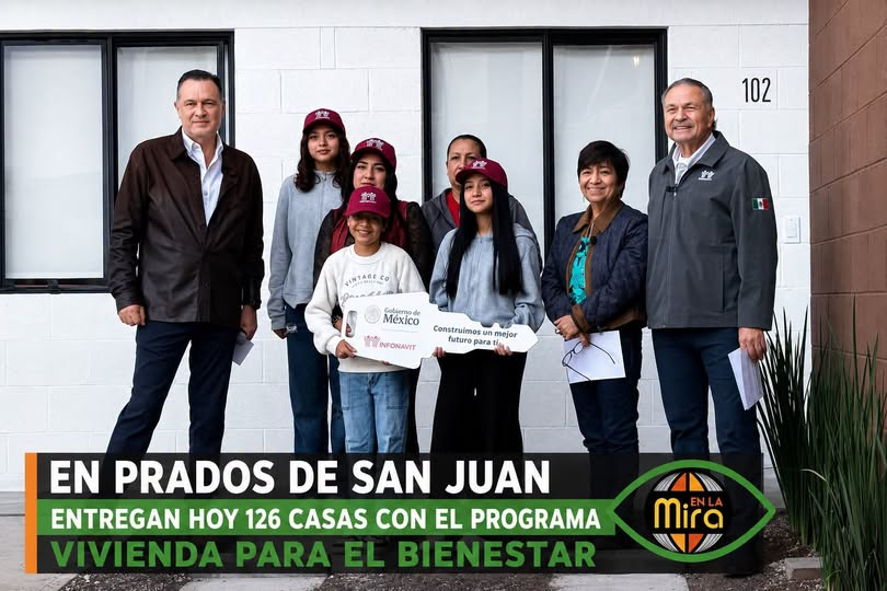 ¡126 familias reciben hoy las llaves de su nuevo hogar en San Juan del Río!